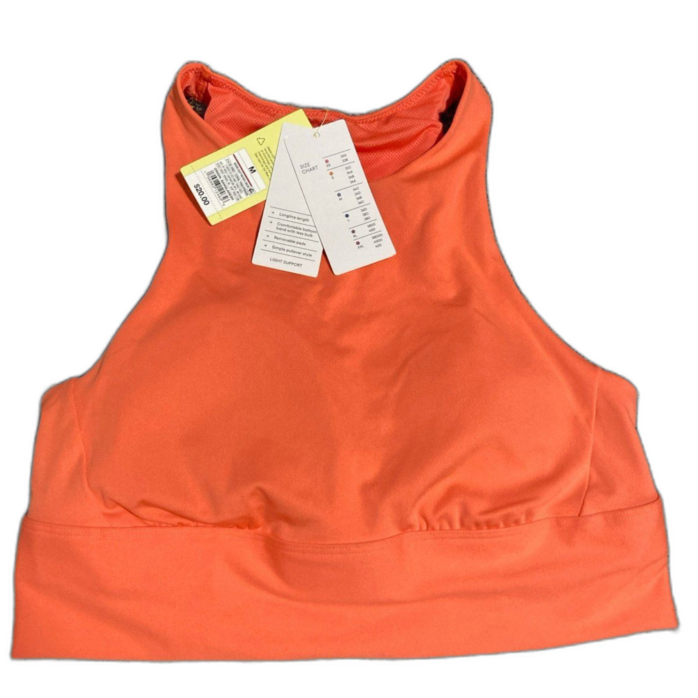 All in Motion Brushed Sculpt Light Support Longline Sports Bra NWT Medium - Picture 4 of 8